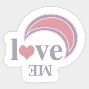 LOVE ME. Sticker